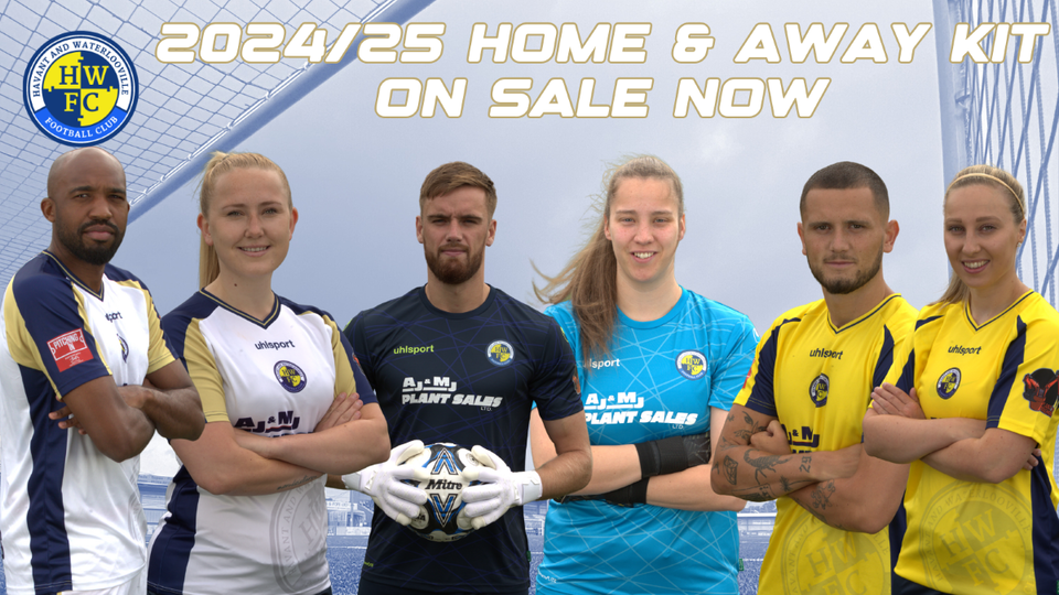 Harnessing Hawks History: 24/25 Kit on Sale Now – Havant & Waterlooville FC