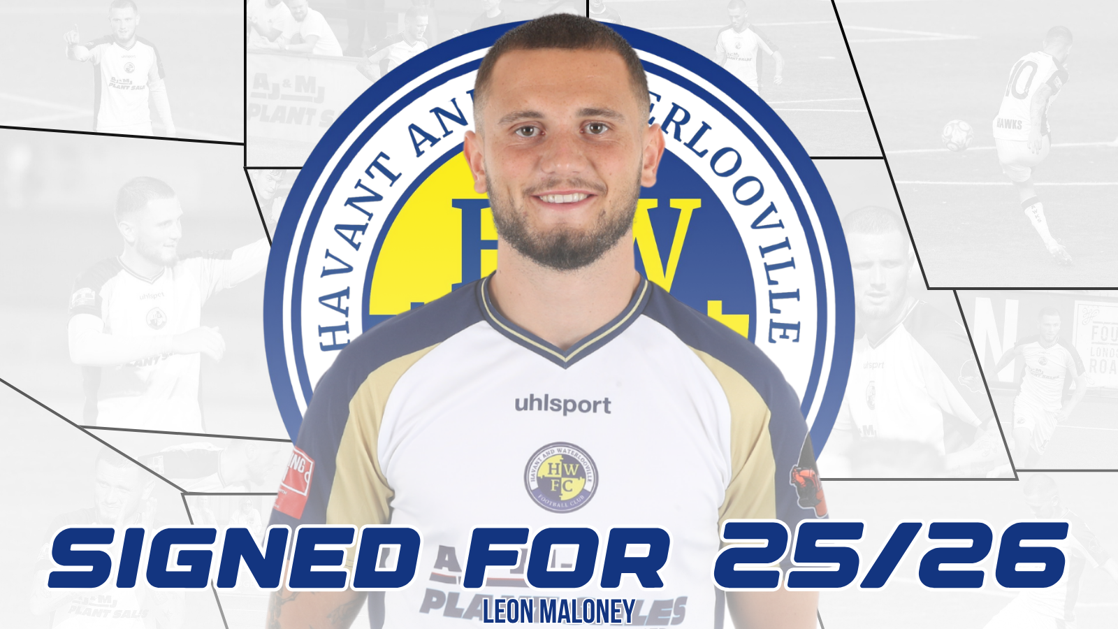 Maloney Signs for 25/26 – Havant & Waterlooville FC