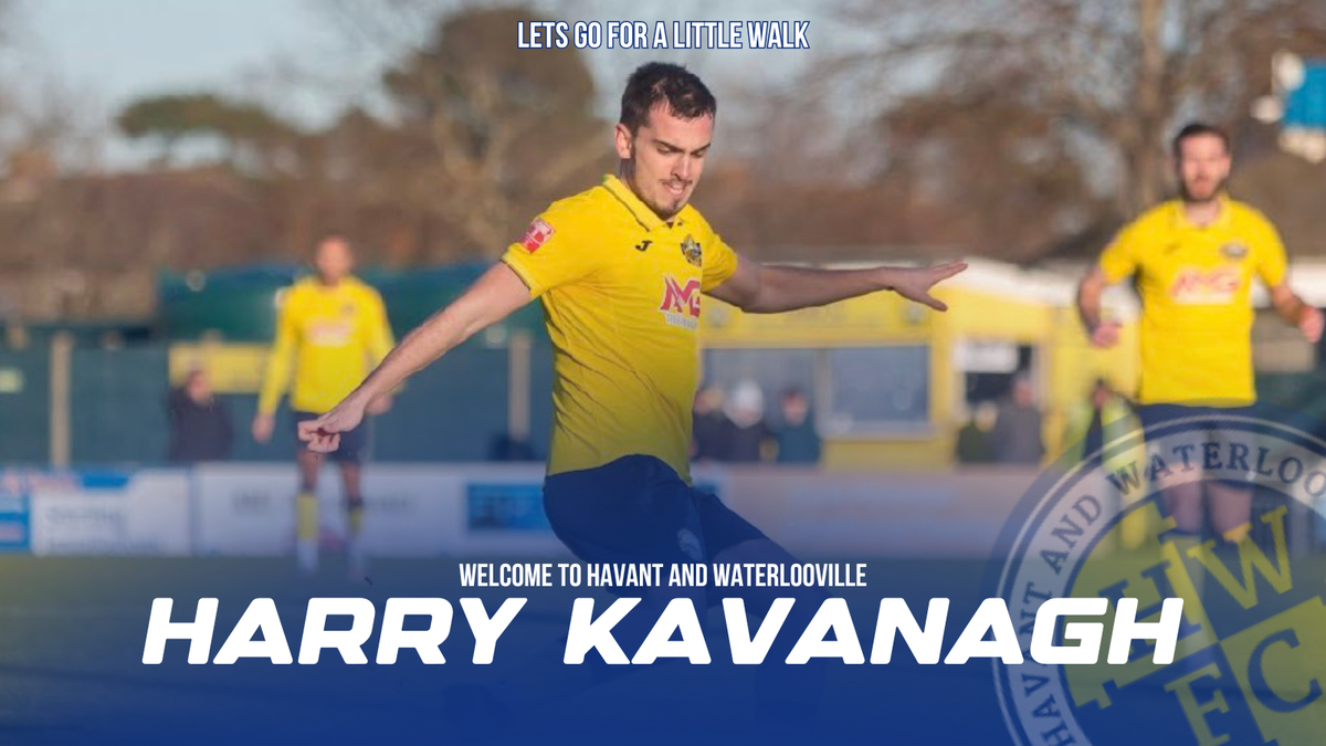 Harry Signs | Kavanagh joins the Hawks – Havant & Waterlooville FC