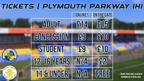 Read the full article - Tickets | Plymouth Parkway (H)