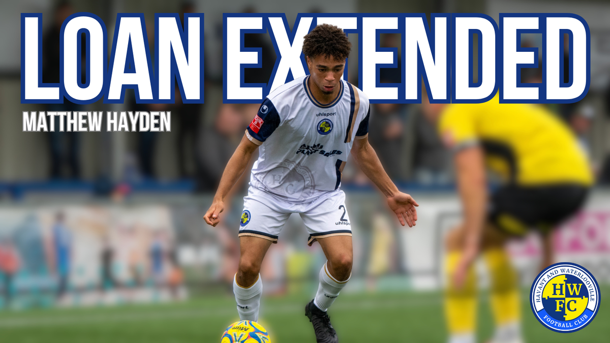 Matthew Hayden Loan Extended – Havant & Waterlooville FC