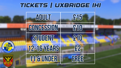 Read the full article - Tickets | Uxbridge (H)