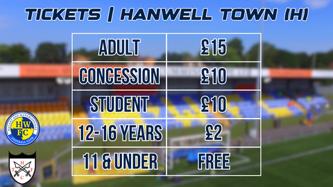 Read the full article - Tickets | Hanwell Town (H)