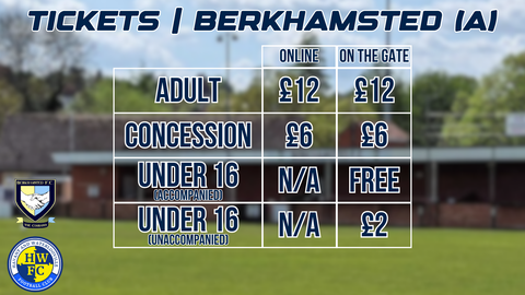 Read the full article - Tickets | Berkhamsted (A)