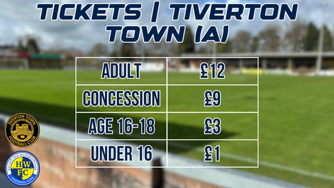 Read the full article - Tickets | Tiverton Town (A)