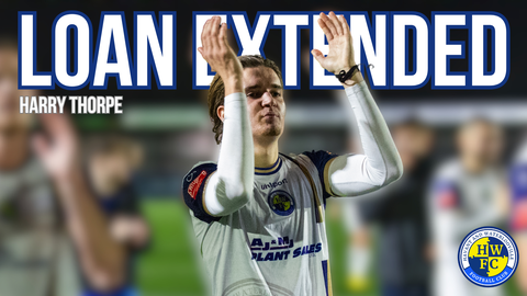 Read the full article - Loan Extended | Harry Thorpe