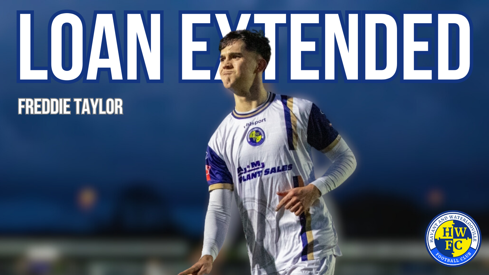 Loan Extended | Freddie Taylor – Havant & Waterlooville FC