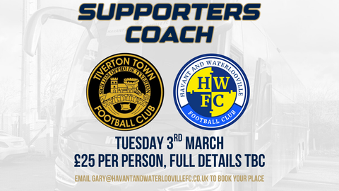 Read the full article - Supporters Coach | Tiverton Town (A)