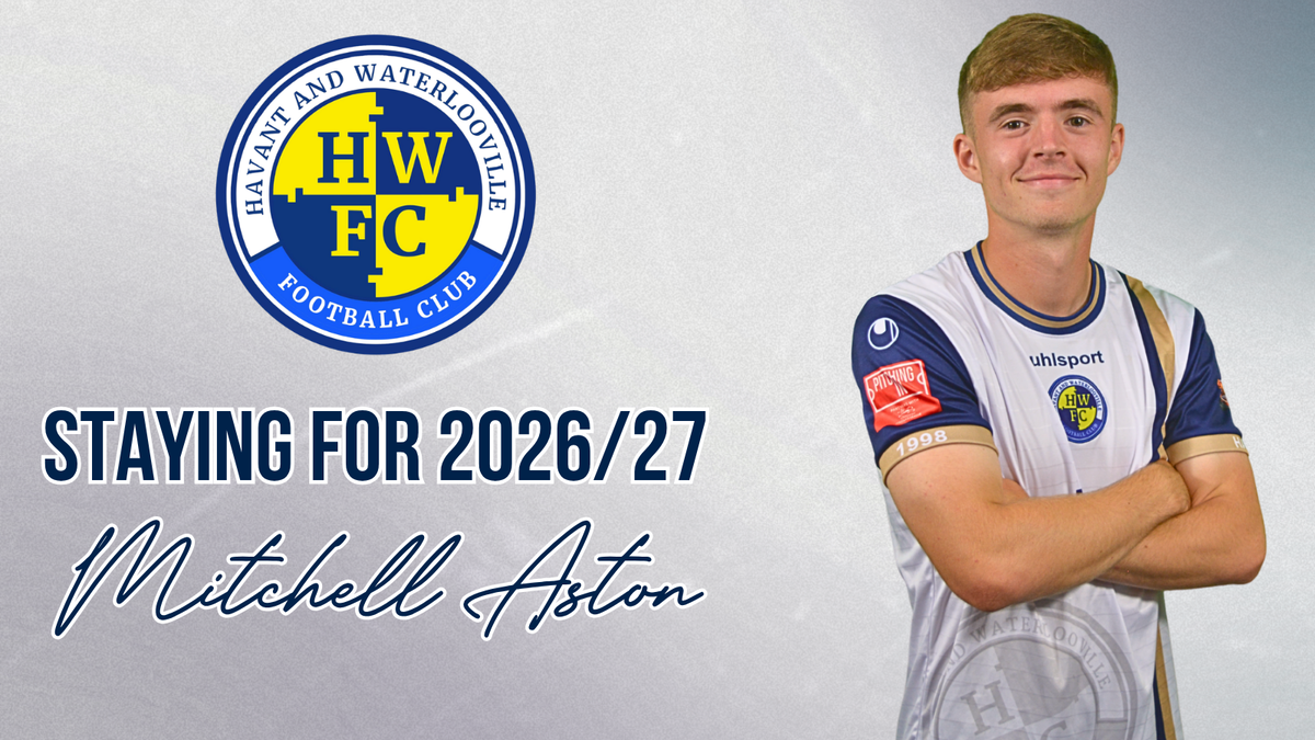 Aston Stays for 26/27 – Havant & Waterlooville FC