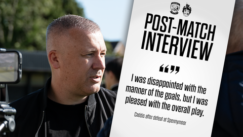 Read the full article - INTERVIEW: Caddis Reflects on Defeat to Spennymoor