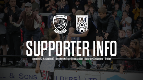 Read the full article - Matchday Supporters Guide: Chorley FC (H)