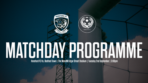 Read the full article - PROGRAMME: Hereford FC Vs. Bedford Town