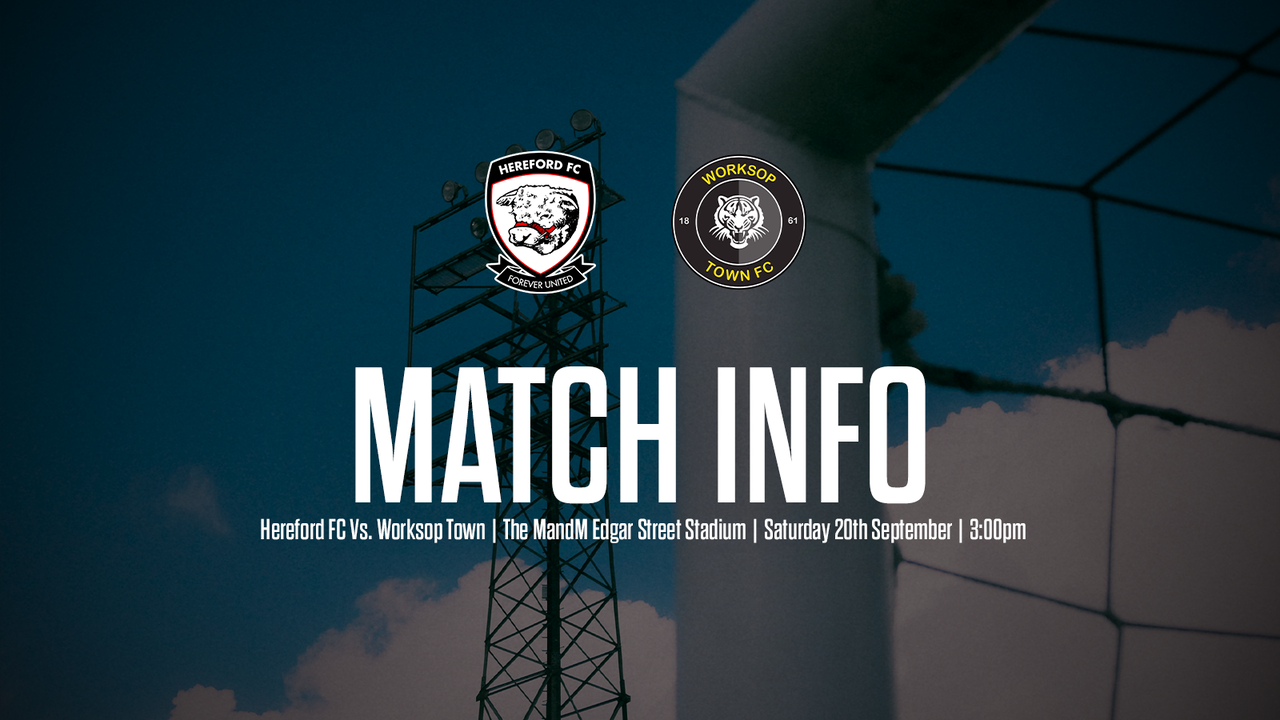 Read the full article - MATCH INFO: Worksop Town (H)