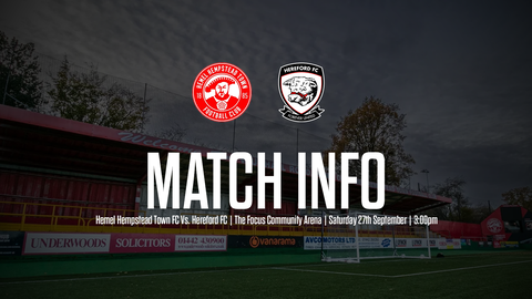 Read the full article - INFO: Hemel Hempstead Town FC