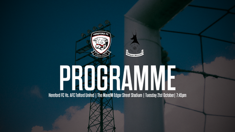 Read the full article - PROGRAMME: Hereford FC Vs. AFC Telford United