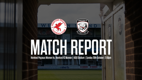 Read the full article - Hereford FC Women Secure Dominant Derby Win Over Pegasus