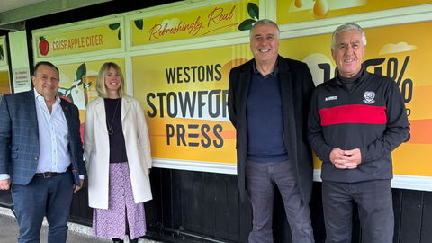 Read the full article - Westons Cider Extend Bulls Partnership For Five More Years 