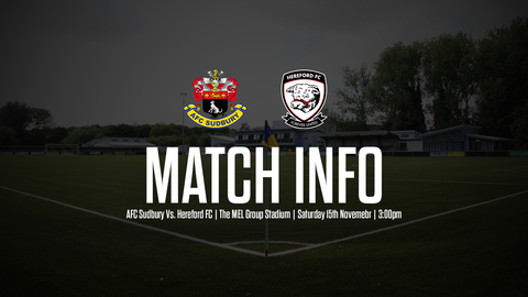 Read the full article - INFO: AFC Sudbury Vs. Hereford FC