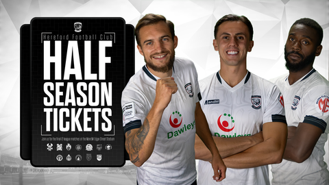Read the full article - Half Season Tickets Launched