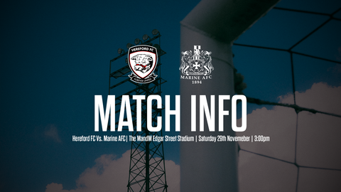 Read the full article - MATCH INFO: Hereford FC Vs. Marine AFC
