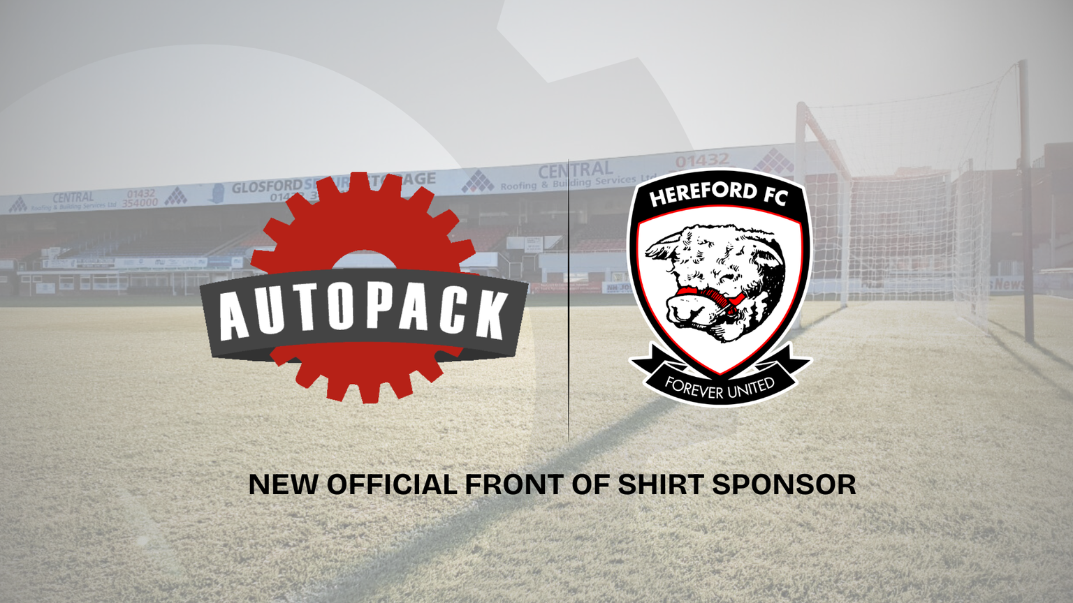COMMERCIAL | Autopack Agree Shirt Sponsor Deal – Hereford FC