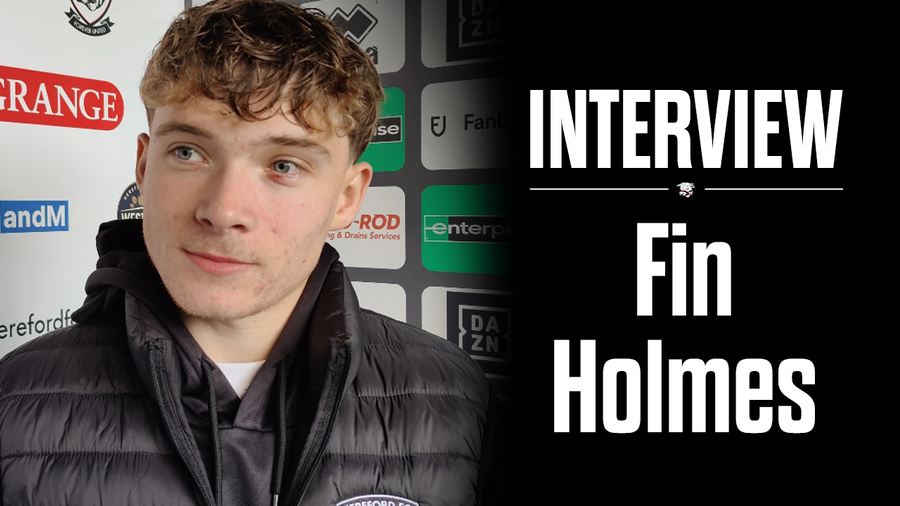 INTERVIEW | Fin Holmes on his Return to Full Fitness – Hereford FC