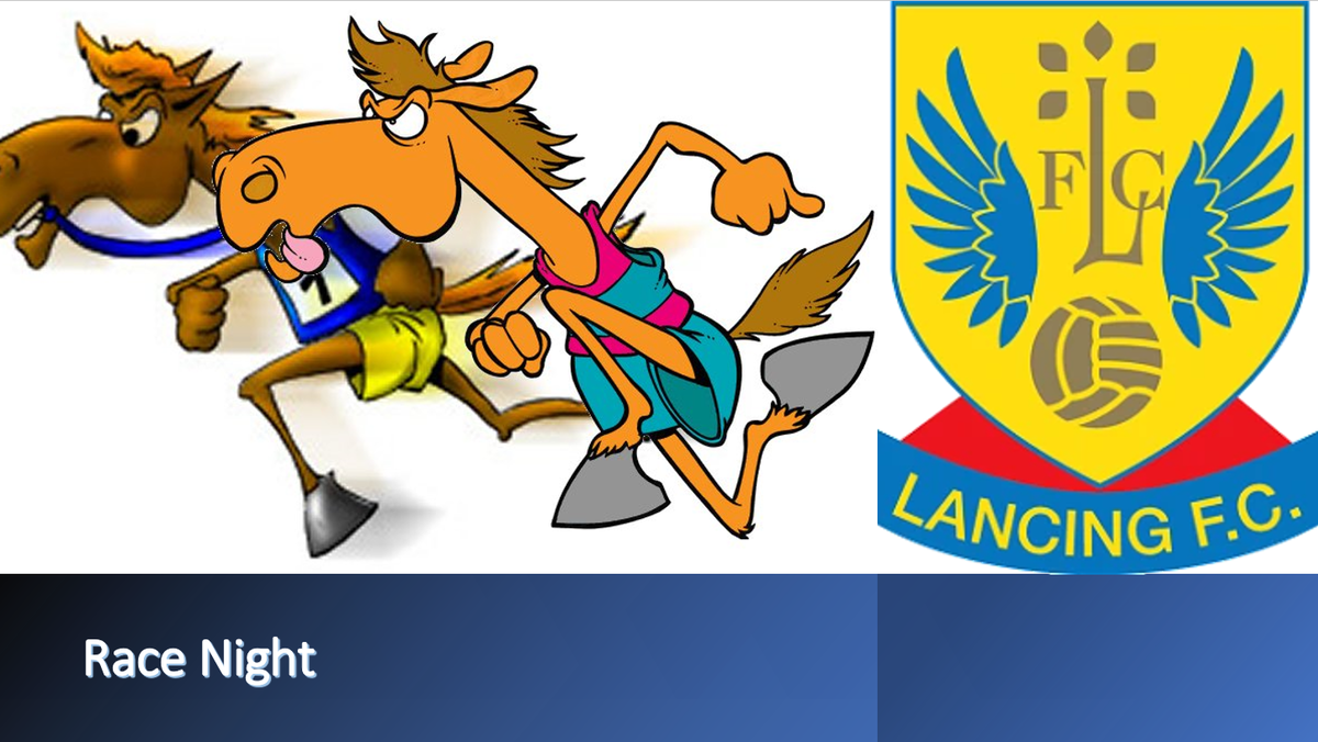 Race Night – April 6th – Lancing FC
