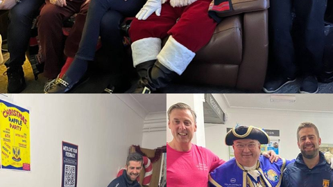 Read the full article - Lancing FC at the Parish Council Christmas Fayre