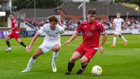 Read the full article - GALLERY: Llanelli Town vs Swansea City U21s Pre Season