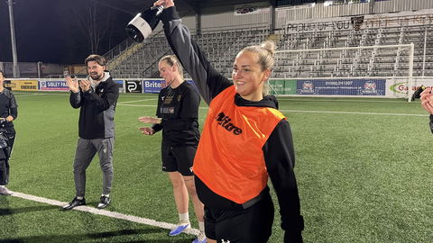 Read the full article - Millie Waud named Shepherd Neame MUFC Women Player of the Month for November