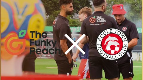 Read the full article - The Funky Peach x Poole Town: Partnership Announced