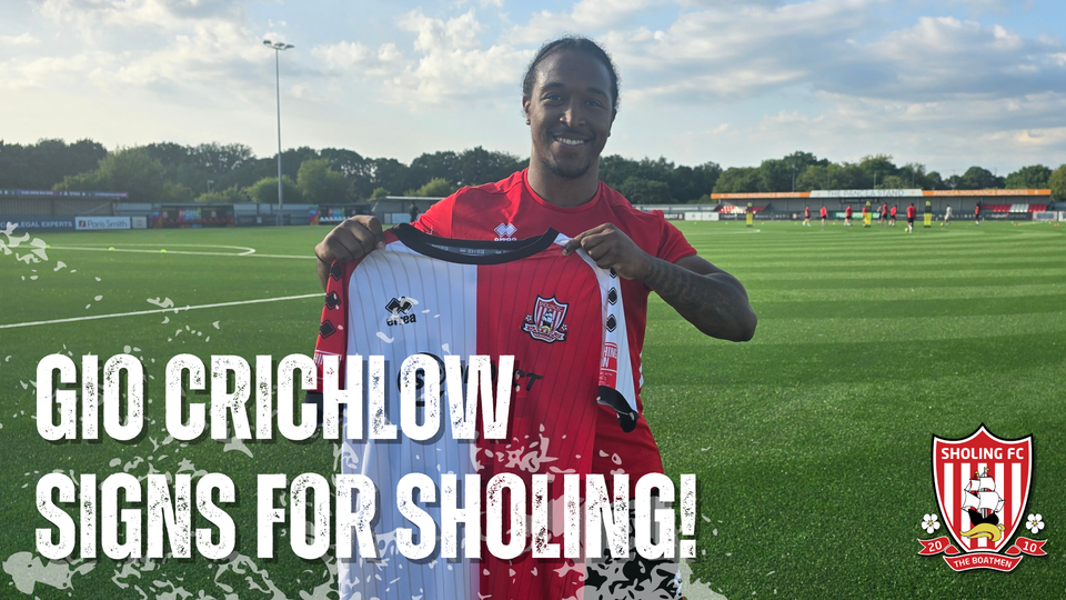 Read the full article - NEW SIGNING | Gianni Crichlow signs for Sholing