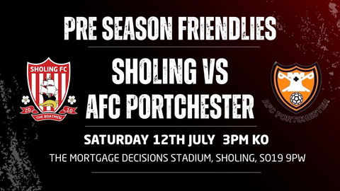 Read the full article - Pre-Season: Next up, Sholing host visitors AFC Portchester