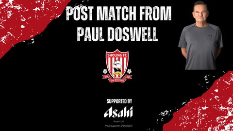Read the full article - Post Match with Paul Doswell – Farnham Town 2-2 Sholing