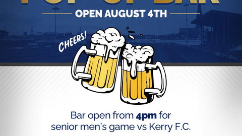 Read the full article - Treaty Launch First Ever Pop Up Bar v Kerry FC, Monday August 4