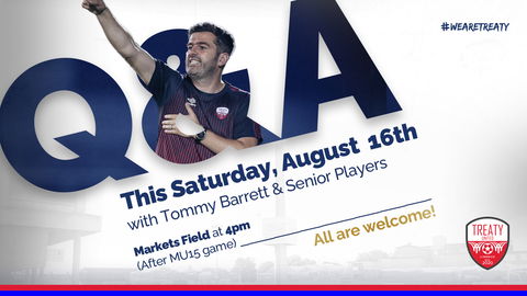 Read the full article - Open Q and A with Senior Manager Tommy Barrett and Senior Players