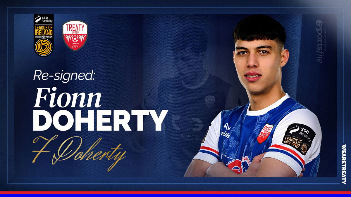 Fionn Doherty Re-Signs – Treaty United FC