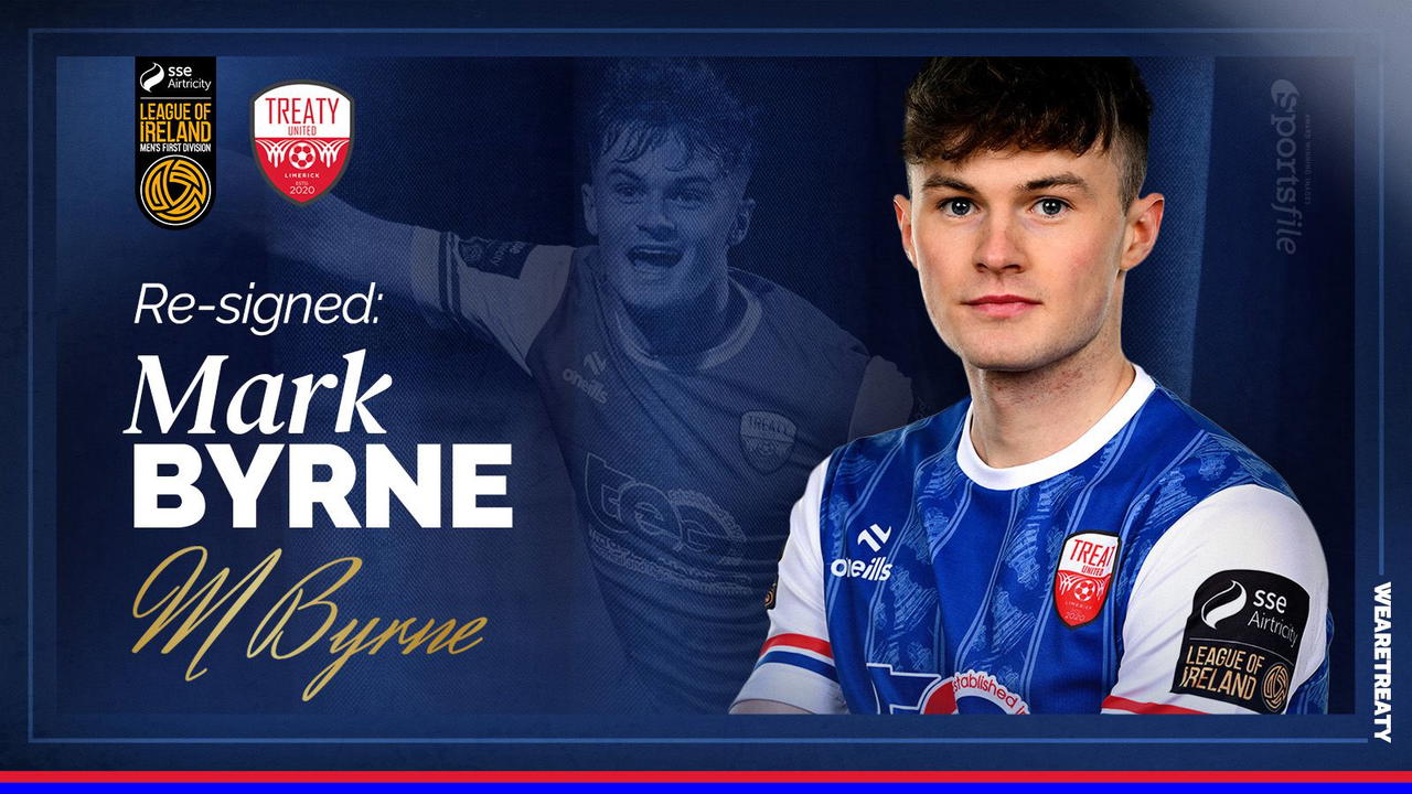 Mark Byrne Re-Signs – Treaty United FC