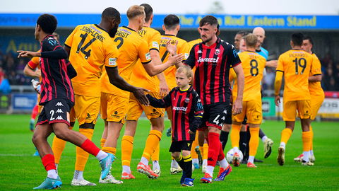 Read the full article - Truro City vs Boston United – Mascot Gallery