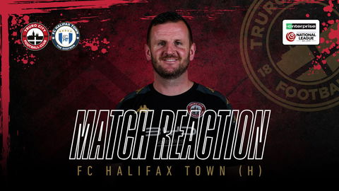 Read the full article - Stewart Yetton Post FC Halifax Town (h)