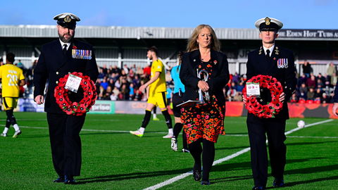 Read the full article - Truro City vs Altrincham – Remembrance Gallery