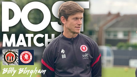 Read the full article - 🎥 POST-MATCH / Bingham reflects on Heybridge Swifts friendly