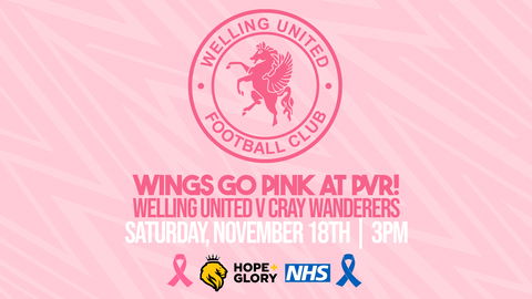 Read the full article - Wings to host ‘pink’ matchday in support of cancer awareness
