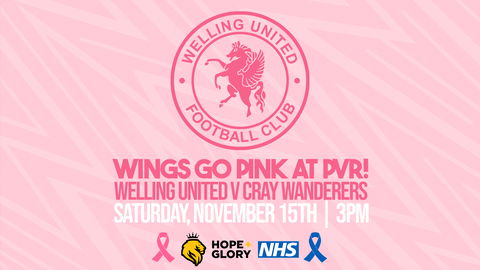 Read the full article - Wings to host ‘pink’ matchday in support of cancer awareness