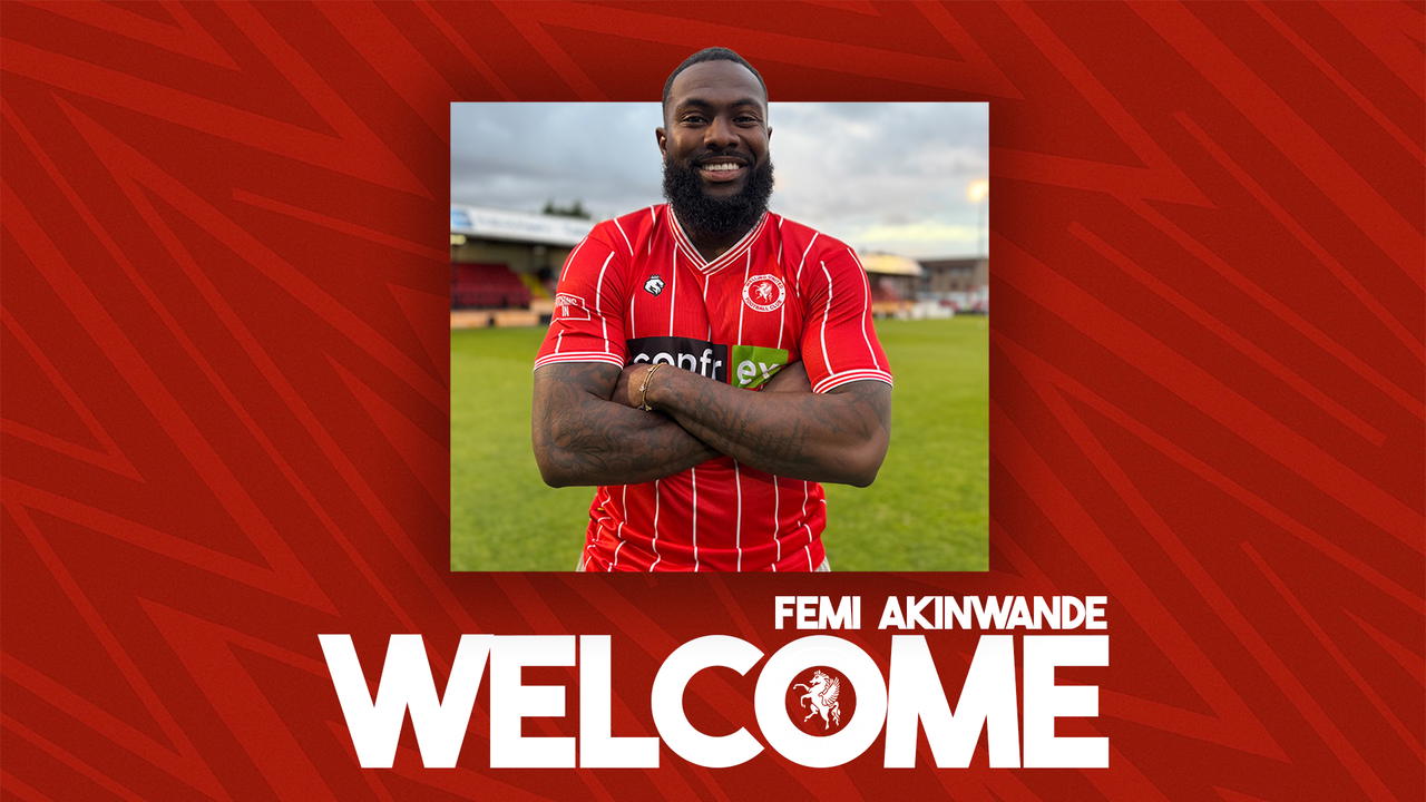 Read the full article - Wings sign striker Femi Akinwande