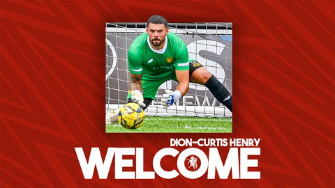 Read the full article - Wings sign goalkeeper Dion-Curtis Henry