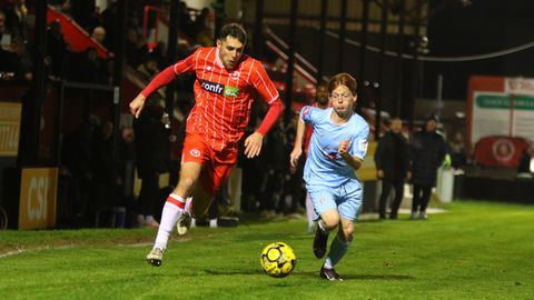 Read the full article - VELOCITY CUP REPORT | Welling United 3 Folkestone Invicta 1