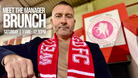 Read the full article - Ryan Maxwell to meet fans at pre-match ‘Meet the Manager Brunch’ on Saturday