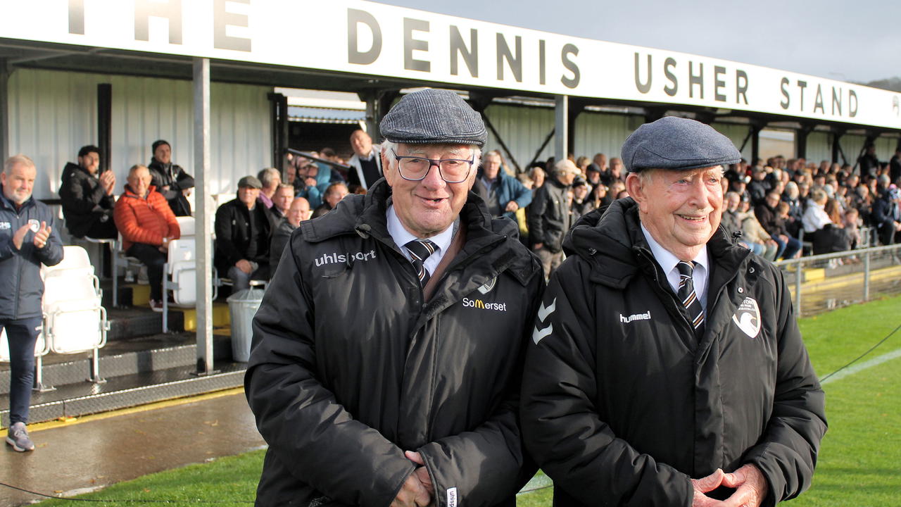 Read the full article - The Dennis Usher stand officially unveiled