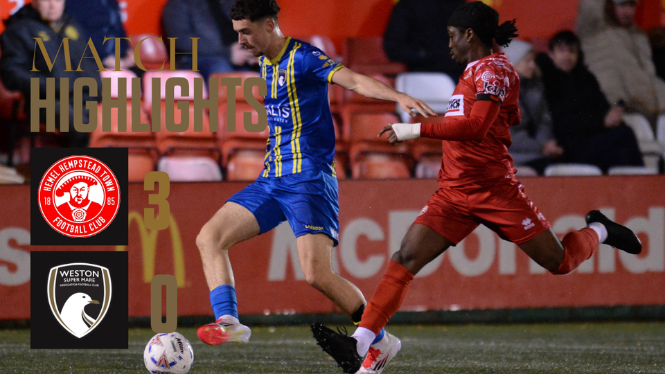 Read the full article - Match Highlights: Hemel Hempstead Town 3 – 0 WsM AFC